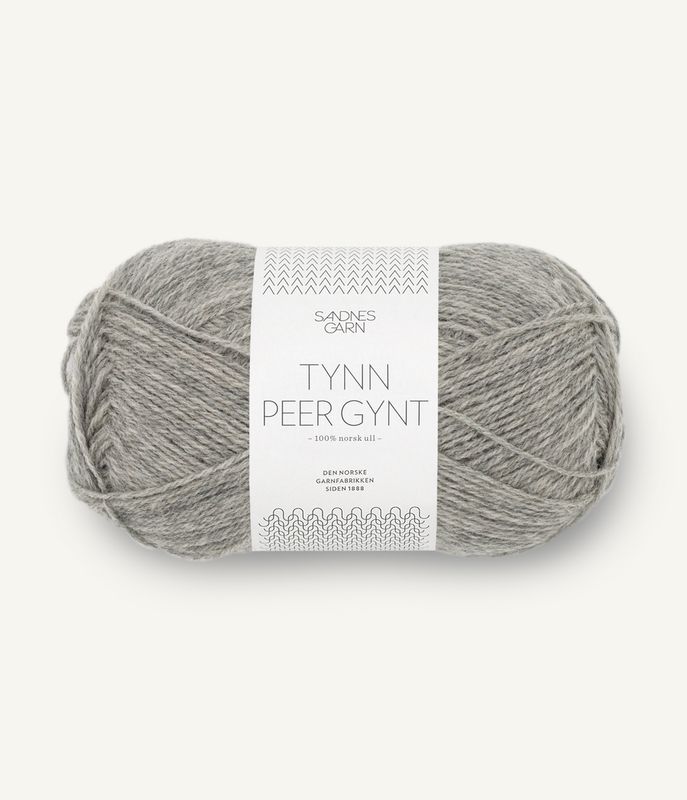 Tynn Peer Gynt 1042 Grey Melange